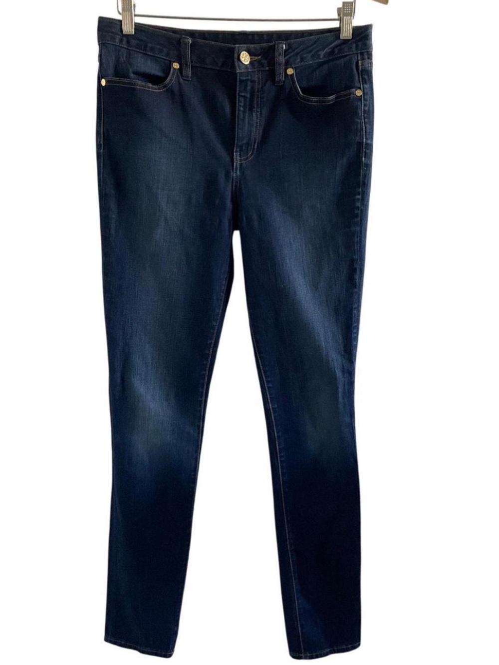Tory Burch Dark Indigo Skinny Jeans